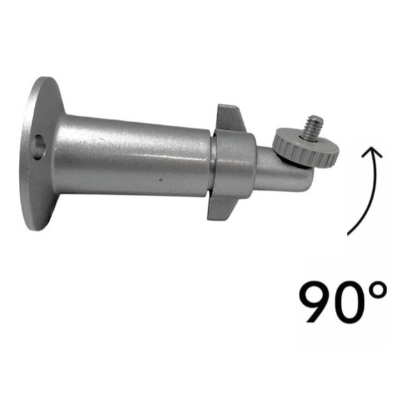 Security Wall Mount Metal Bracket Universal 0.25'' Thread Screw indoor/Outdoor - Picture 4 of 8